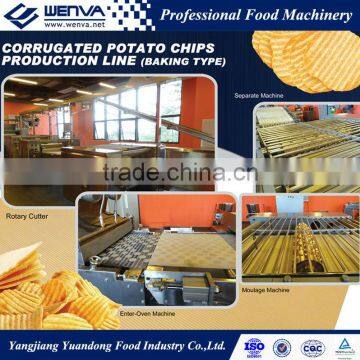 Baked potato chip making machine