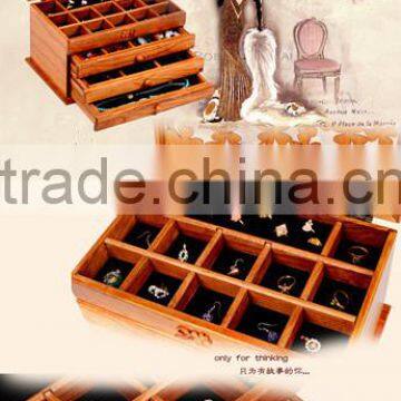 unique design wood earring box / jewellery box