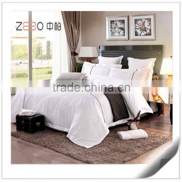 High Quality Cotton 60s White Sateen Wholesale Hotel Bedding Supplier