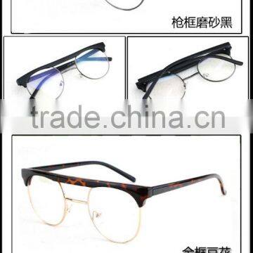 Optical Eyewear Retro Double Beam Coating Myopia Glasses photo-2