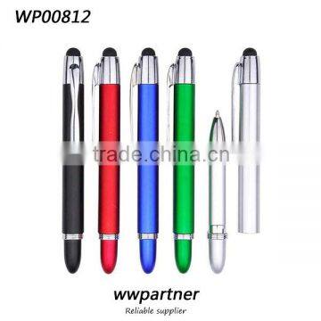 LED MINI Metal Pen Flashlights With Separable Cap, Stylus Pen photo-5