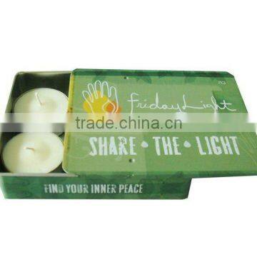 Slip Lid Candle Tin Box