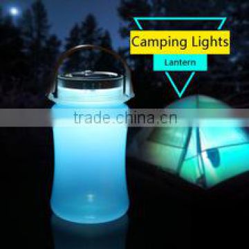 2016 Hot Selling Wind Inflatable LED Solar Light/ Outdoor Camping Equipment Lantern Night Light China Supplier