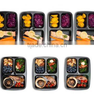 Meal Prep Containers Set - Bento Lunch Boxes / Restaurant Food Storage - Portion Control - 7pk,36oz