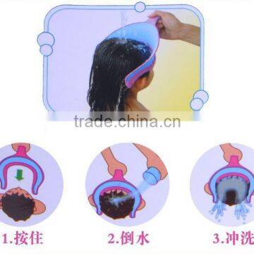 High Quality Adjustable Baby Shower Cap/baby Shampoo Hats/shower Cap photo-2