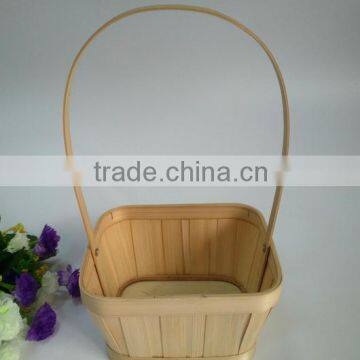 Bamboo weaving flower hanging basket