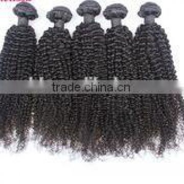 Cheap and top quality afro kinky curly hair extension synthetic hair extension Indian human hair