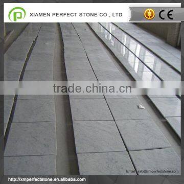 Italian White Marble Carrara White Marble Floor Tile