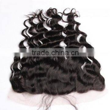 no moq cheap free part deep wave human hair lace frontal closure in stock