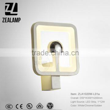 Modern Simple Style LED Acrylic Light Cube Wall Lamp 1 Lights Circle