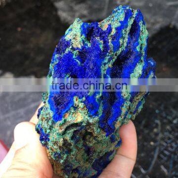 Blue Azurite Mineral Ore Stone Natural Crystal Rough Stone