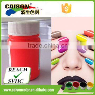 fluorescent Pigment orange red coloring for nail polish