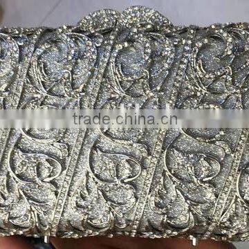 2016 new design hot sale elegant and luxury Rhinestones African Handbag for wedding/party