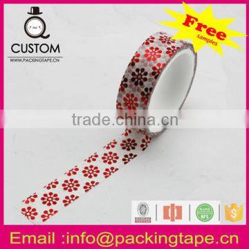 Multifunctional hot sale gold print washi tape make in china