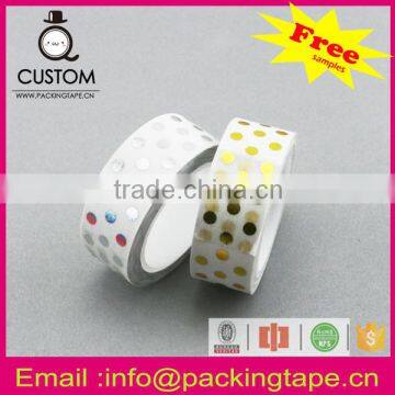 Hot selling custom printed foil washi tape