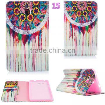 High Quality Painting PU Leather Case for Samsung Galaxy Tab A 7.0 T280 Wallet Card Slots Cover
