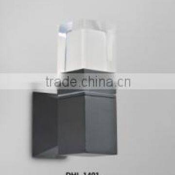 W-DH-1401 3w modern square led wall light,ip65 led wall light with glass diffuser