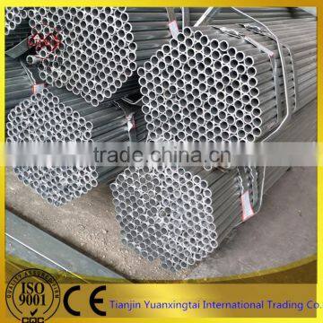 BS1387 galvanized steel pipe from tianjin factory direct supplier