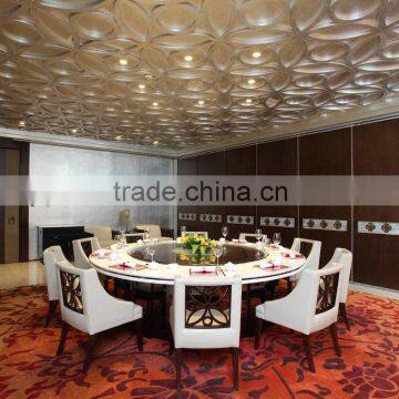 100% Pure New Zealand Wool Carpets, Red Pattern Carpet, Restaurant Carpet photo-3