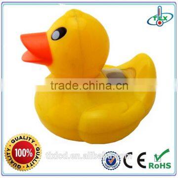 Factory Supplied High Quality Cute Baby Duck Bath thermometer With Backlight