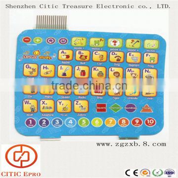 Toy printed emergency push button ,tactile illuminated push button switches