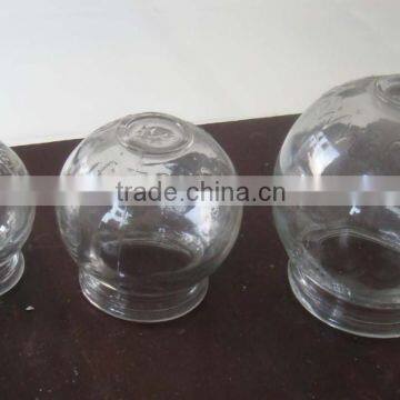 Different sizs Chinese traditional therapy cupping glass cups 5 set