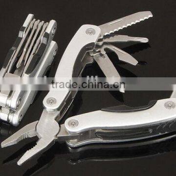 OEM Small folding Multifunctional pliers with LED flashlight