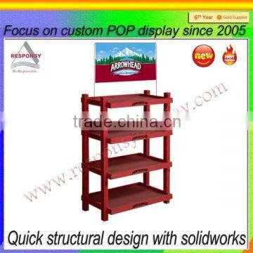 high quality solid wood medical equipments display racks