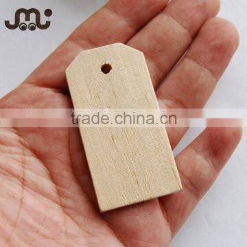 2016 new fashion unfinished blank wooden name tag