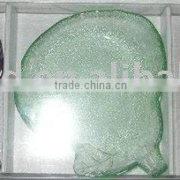 GLASS PLATE WITH COLOR