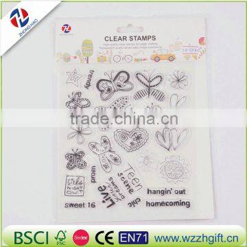 New black clear stamp for kids toys