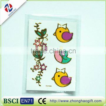 Cute Cartoon Design Hair Tattoo Sticker for Kids photo-3
