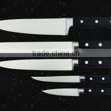 knife set sale amazon/ 5pcs stainless steel knife set /not coated