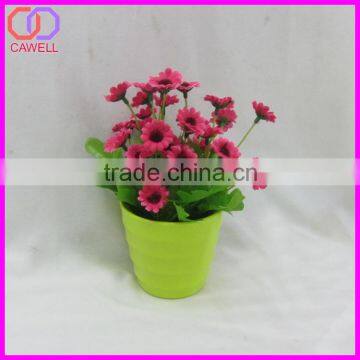 Mini Artificial Plastic Flower Pot Plant photo-5