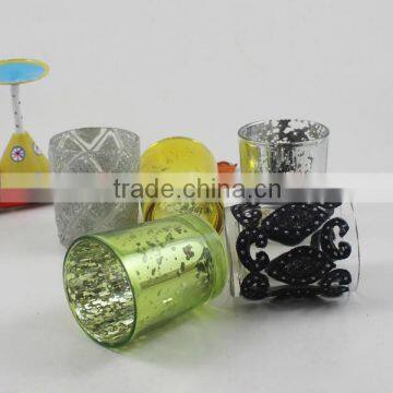 wholesale votive mercury glass candle holde