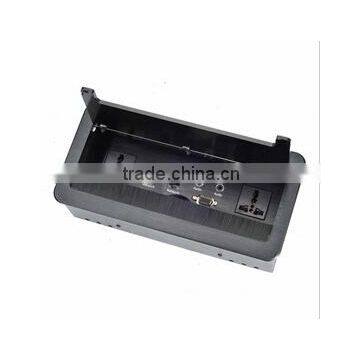 CE RoHS FCC Desktop Brush Socket for Conference Table