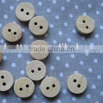 good quality custom round bamboo button