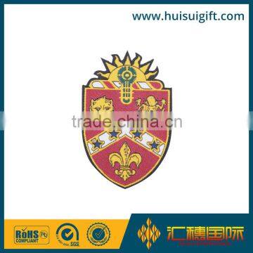 high quality promotional woven patch for cap