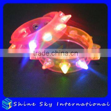 Promotional gift spike led bracelet