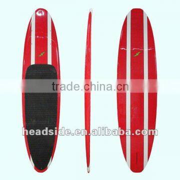 Best red wooden round stand up paddle board