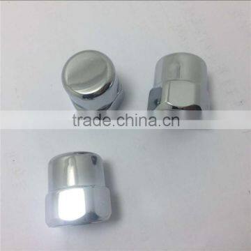 metal end cap customize size option metal meterial and surface treatment Metal cap in Chrome plated