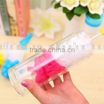Good Design Long Handle Glass Bottle Cup Cleaning Brush With Sponge Head photo-2