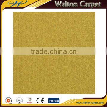 Yellow velour styles low price good quality durable non-woven carpet