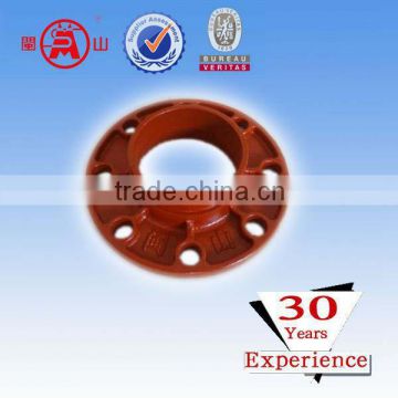 Ductile iron flange adaptor joint use in fire system