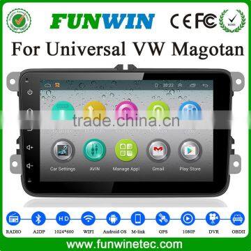 Funwin Android 4.4.2 car stereo touch screen for volkswagen Magotan car radio cd mp3 Wifi&3G