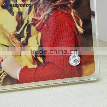 Sunmeta Beautiful Blank Sublimation Coated 180*130*10 Heat Press Glass Photo Frame photo-3