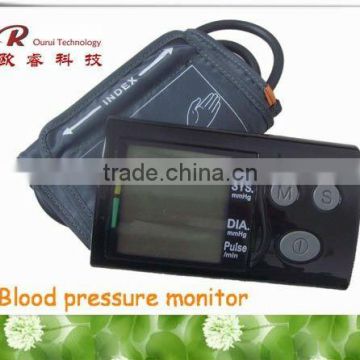 Auto arm type CE approved blood pressure meter