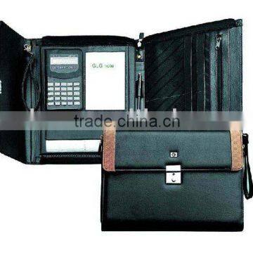 A4 conference folder,PU portfolio