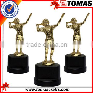 Metal badminton trophies for badminton metal trophy