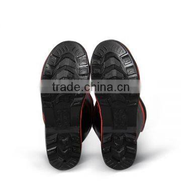 Steel Insole Black and Red Color Top Tied Fashion Mining Rubber Boots Anti-Smashing Rubber Boots Anti-Puncture Rubber Boots photo-4